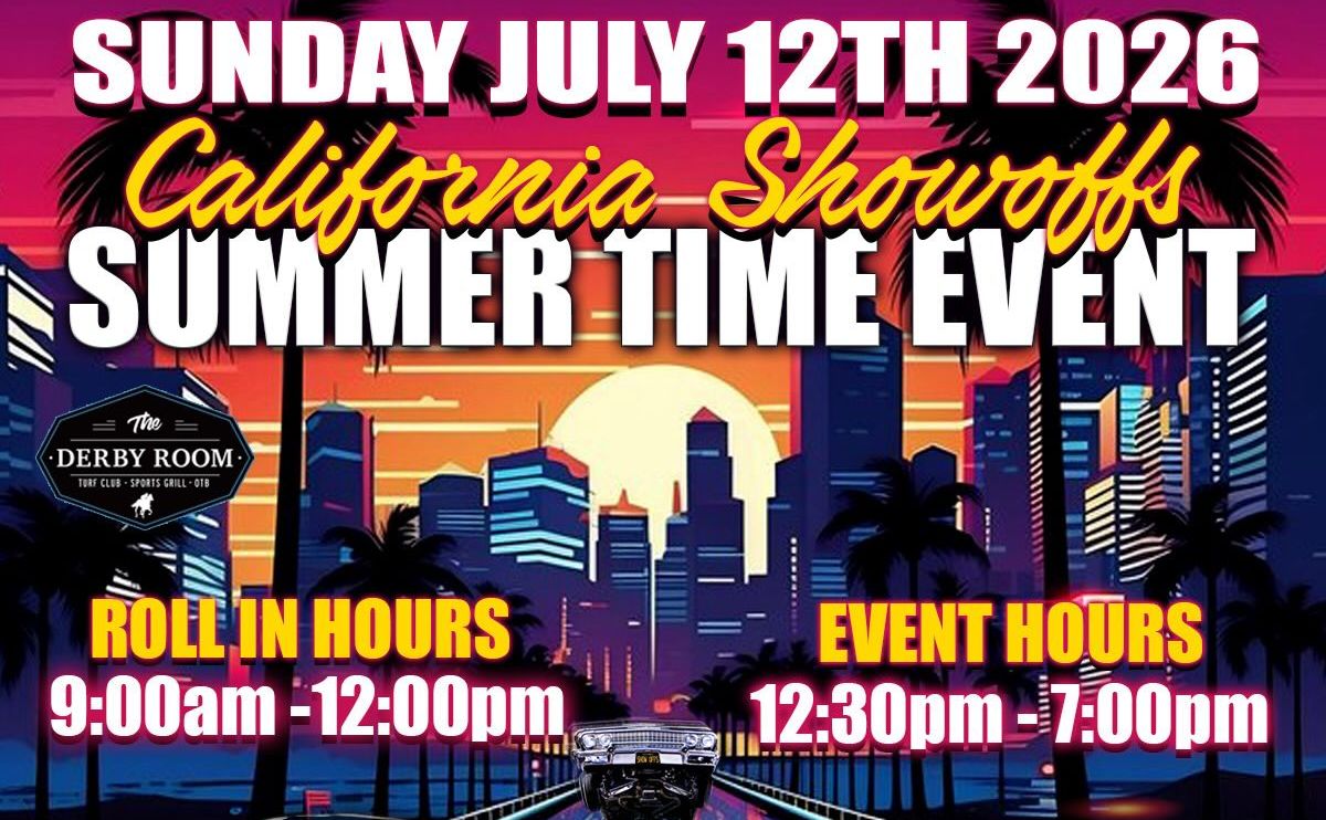 California Show-Offs Car Show partial flyer 2026
